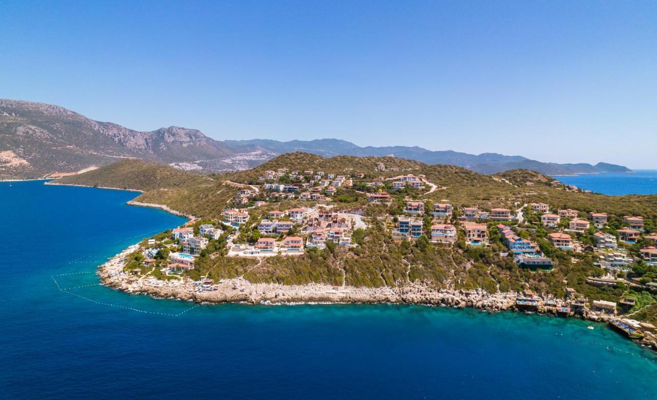 La Kumsal Denize Sifir Ve Ozel Havuzlu Dubleks Suit Kaş Exteriér fotografie